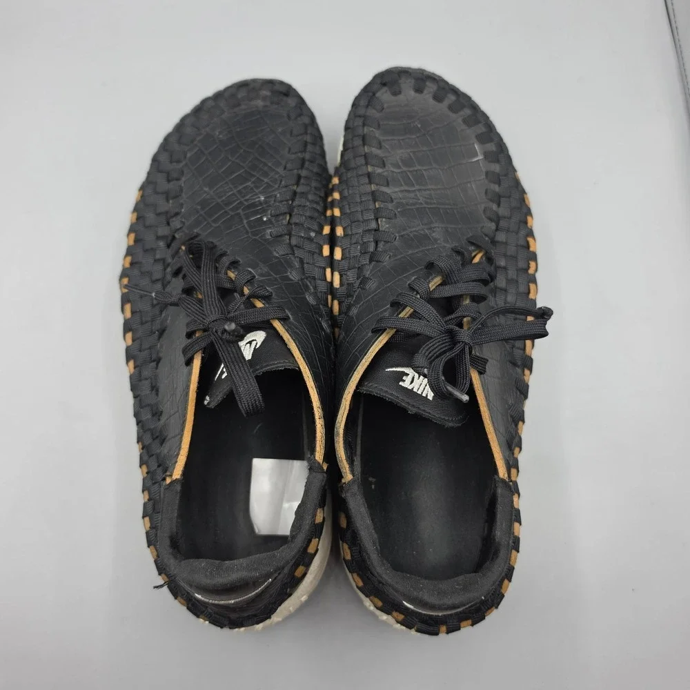Nike Footscape Sandals Shoes Womens 12 Black Comfort Woven Casual Active